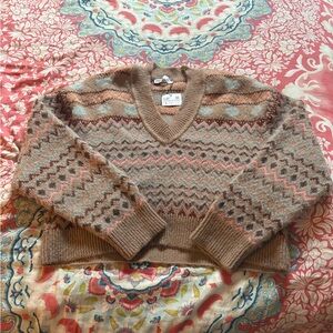 NWT Zara Cozy Holiday Pullover Sweater